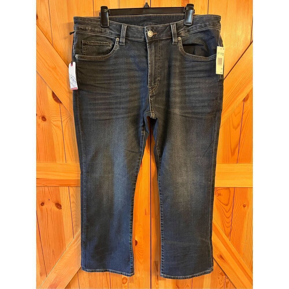 Buffalo By David Bitton Men's Slim Boot King Jeans Crinkled/Sanded 36x30 nwt (33
